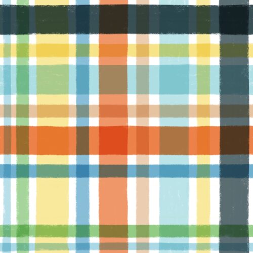 Lindsay Anne - Dockside Plaid White Multi