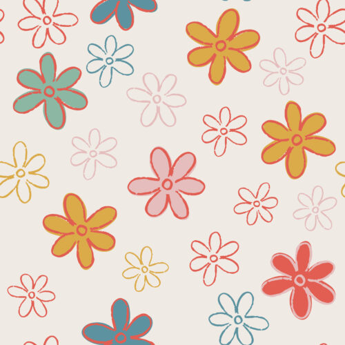Juniper Row - Doodle Flowers