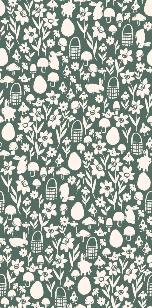 Indy Bloom Designs - Easter Garden In Green
