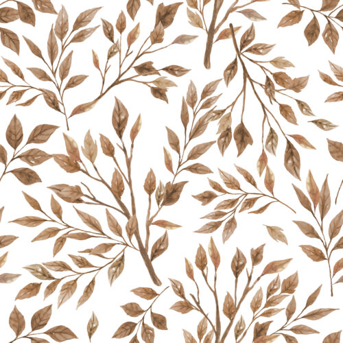 Hip Kid Design - Fall Rust Leaves
