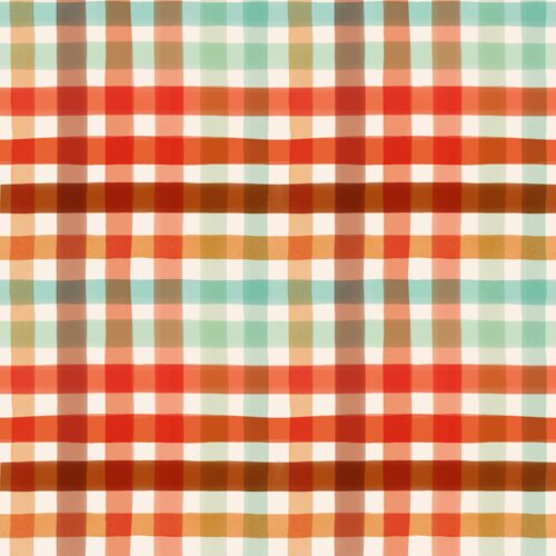 Fall Plaid Cream