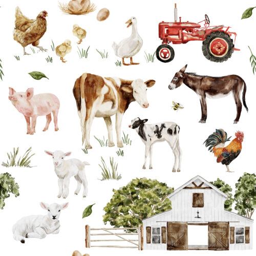 Hip Kid Design - Farm Animal Friends