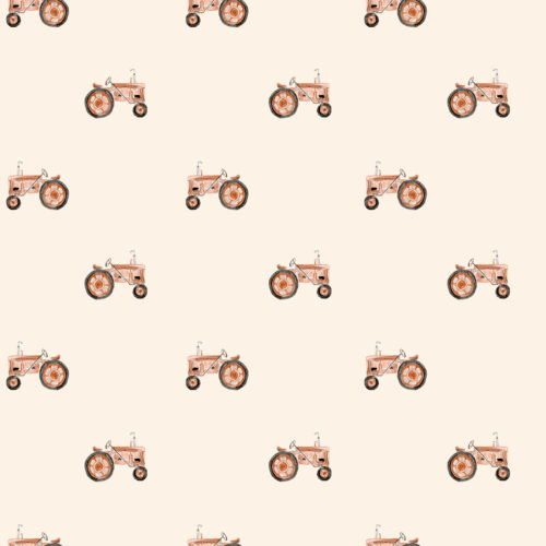 Farm tractors cream