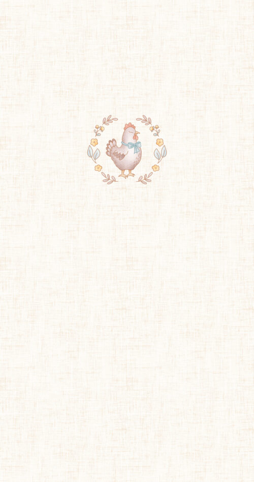Krystal Winn - Farmyard Panel Grey Chicken