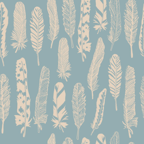Juniper Row - Feathers In Dust Blue