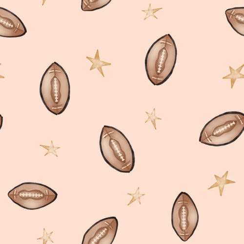 Football and Stars Blush