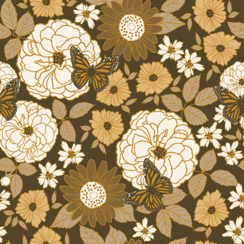 Indy Bloom Designs - Golden Girl In Butterflies 9x9