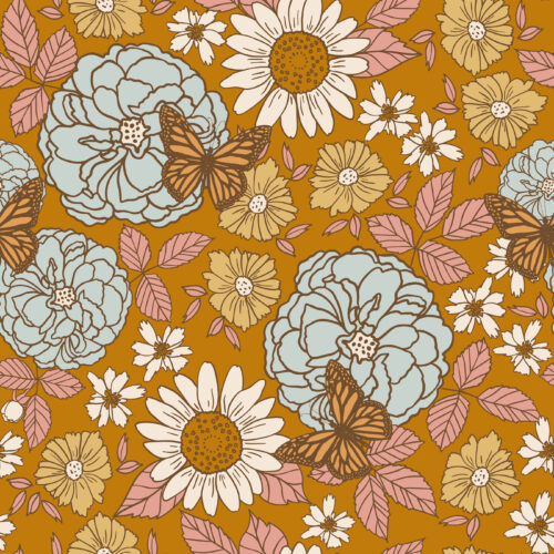 Indy Bloom Designs - Golden Girl In Pumpkin Spice 9x8.9