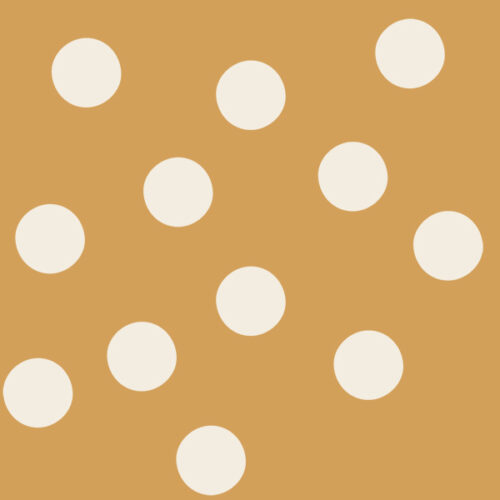 Indy Bloom Designs - Golden Cream Polkadot 2x2