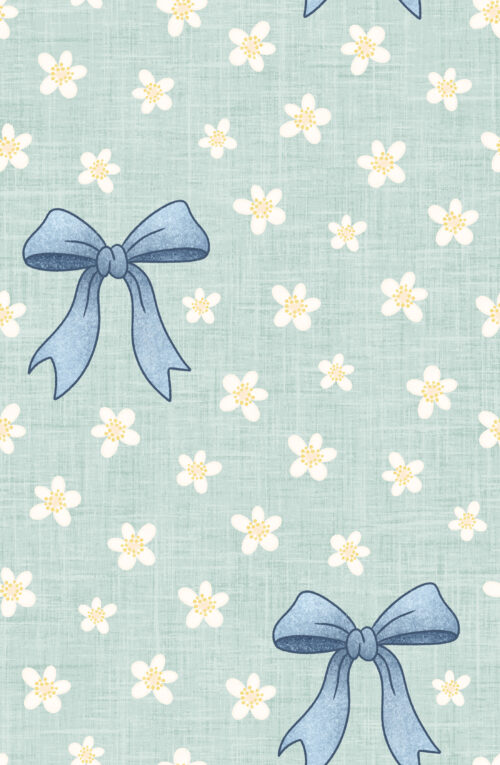 Harbor Bloom Bow Floral Mint
