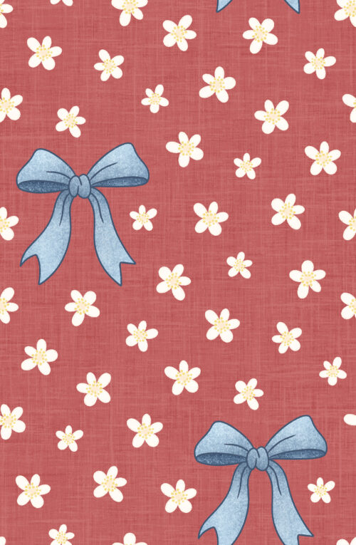 Harbor Bloom Bow Floral Red