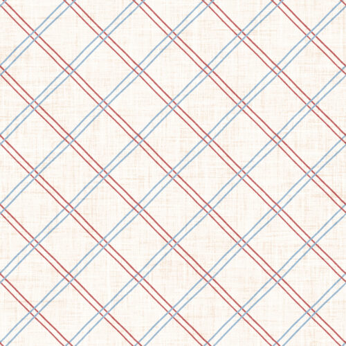 Harbor Bloom Lattice Plaid Multi