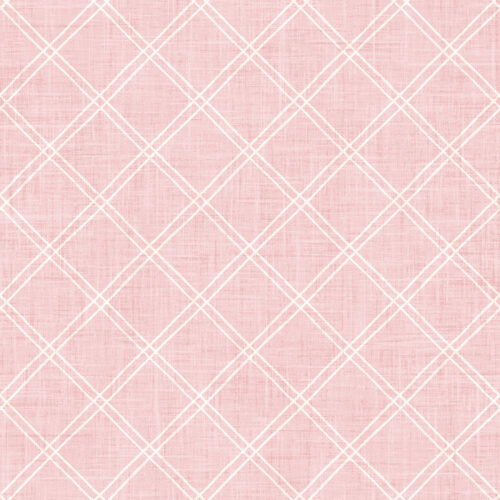 Harbor Bloom Lattice Plaid Pink