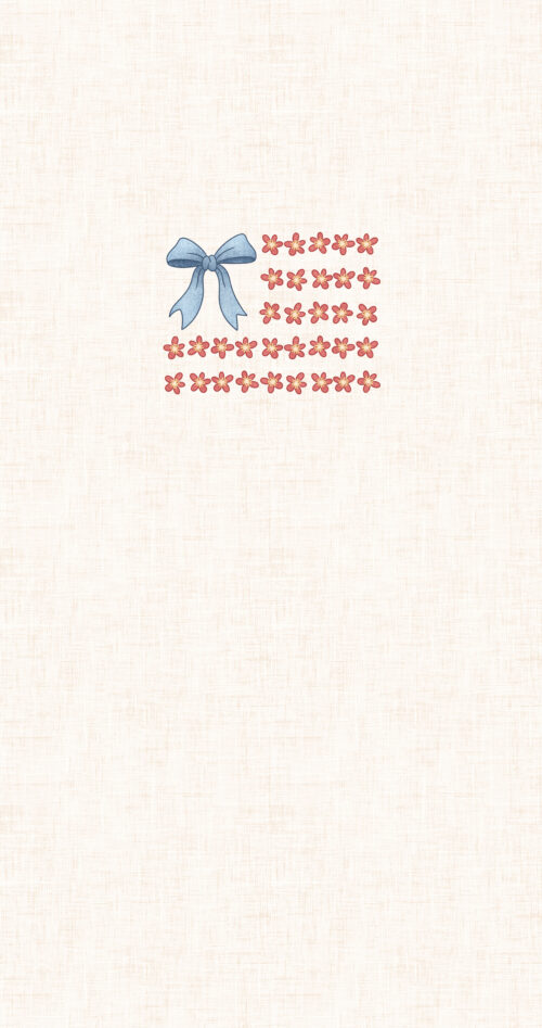 Harbor Bloom Panel- Floral Flag