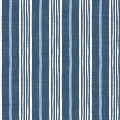 Harbor Bloom Stripe Navy and Blue