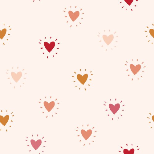 Indy Bloom Designs - Heart Throb On Cream 5x5