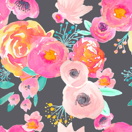 Indy Bloom Designs - Indy Bloom Blush Florals Grey