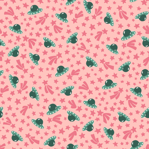 Little Alien Galaxy Pink Colorway