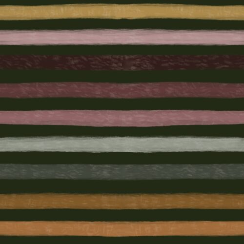 Lindsay Anne - Moody Painted Stripe Forest Green