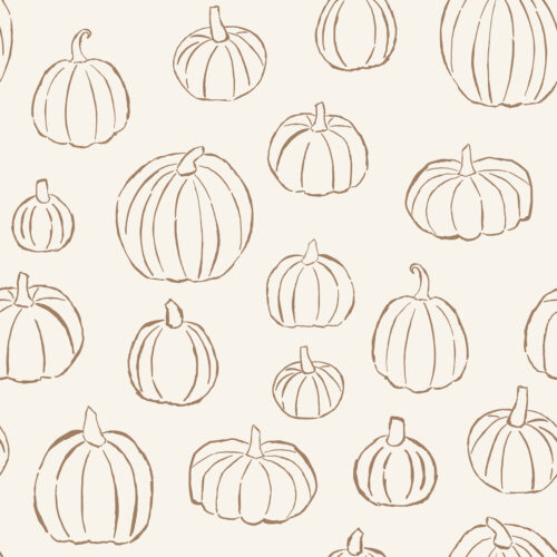 Hip Kid Design - Natural Sketch Pumpkins
