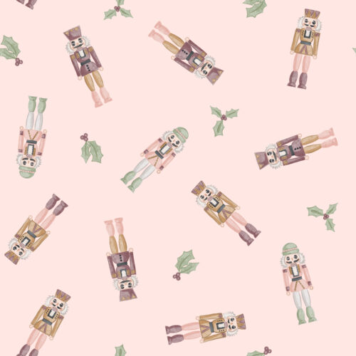 Nutcrackers tossed sugar plum light pink