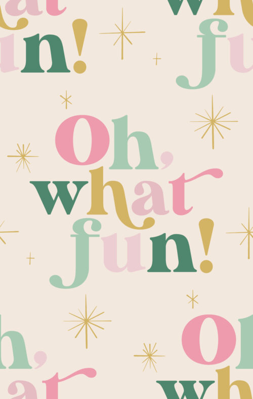 Oh what fun cream
