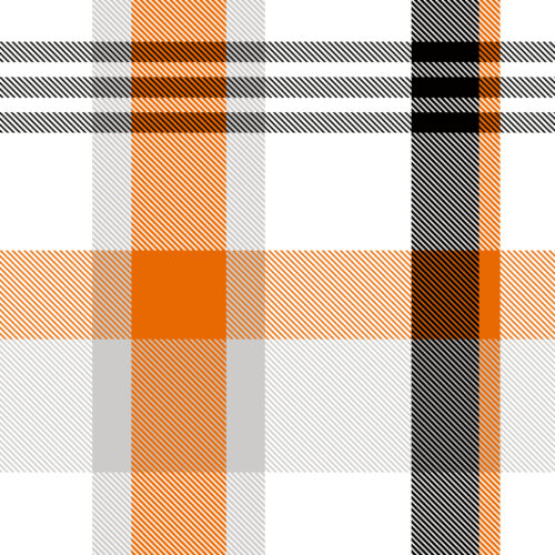 Hip Kid Design - Orange and Black Halloween Plaid