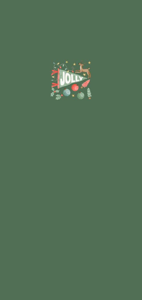 Panel Jolly Pennant Green19x