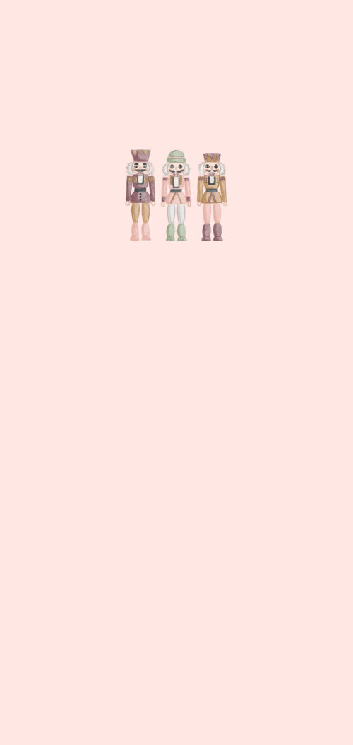 Panel Nutcrackers Sugar Plum Pink19x
