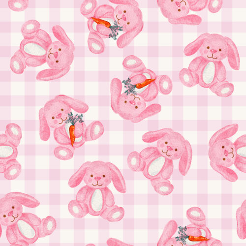 Vivie & Ash - Pink Bunny Stuffies
