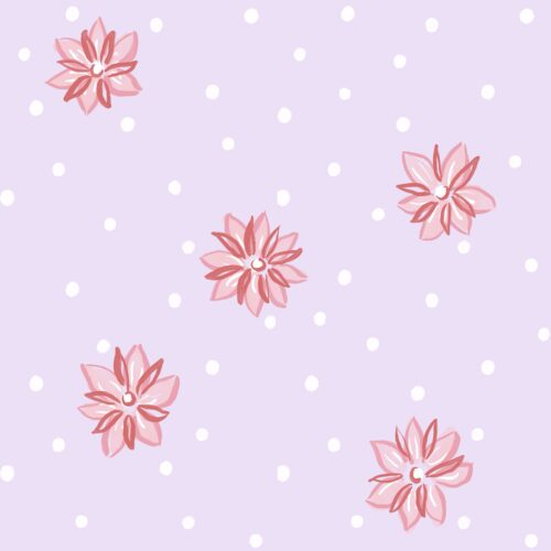 Lindsay Anne - Poinsettia Sprinkle Sugar Plum Purple