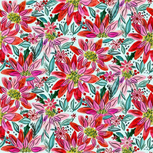 Poinsettia party mint