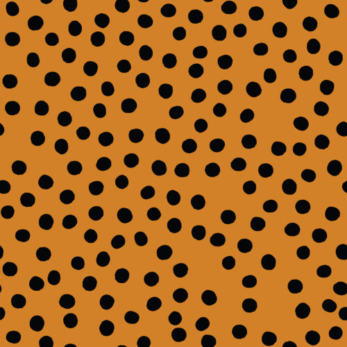 Indy Bloom Designs - Pumpkin Black Polka 7x7jpg