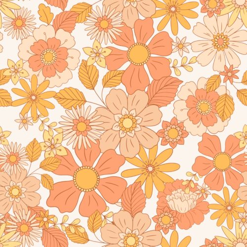 Retro floral