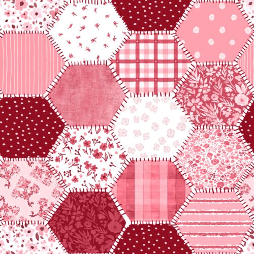 Lindsay Anne - Red Mixed Floral No Flags