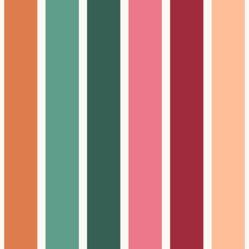 Retro Stripe Pink Colorway