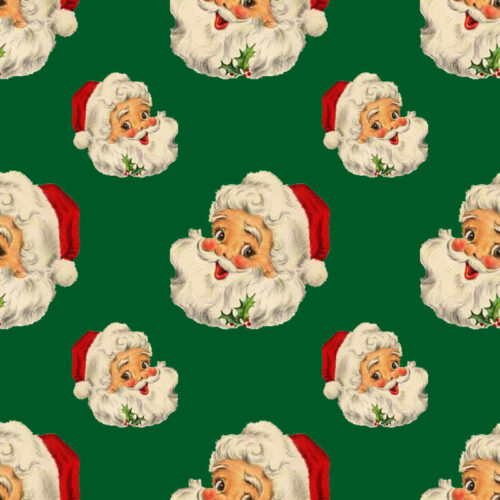 Retro santa plain