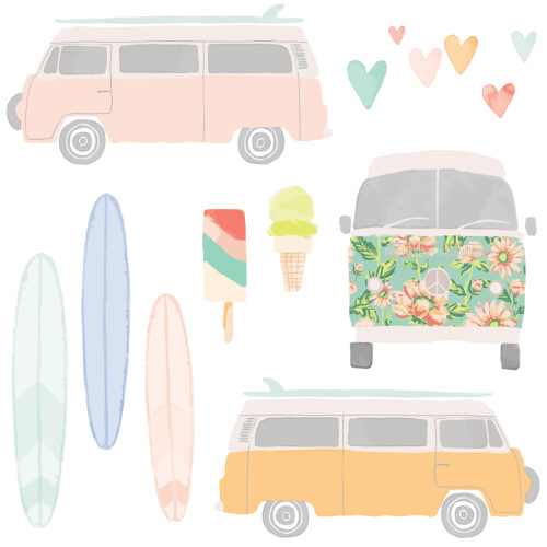 Indy Bloom Designs - Summer Vibes 8x8