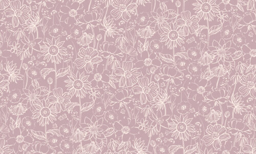 Indy Bloom Designs - Scarlet Autumn Sketch In Lavender