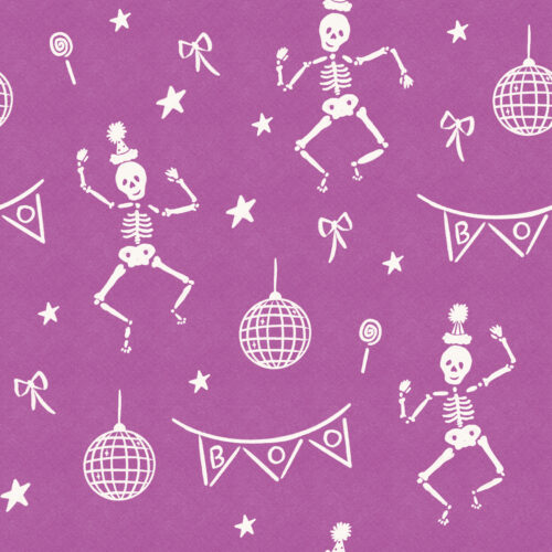 Vivie & Ash - Skeleton Party Orchid Linen