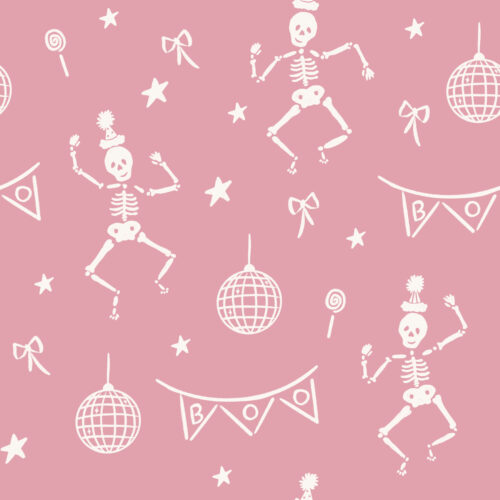 Vivie & Ash - Skeleton Party Pink