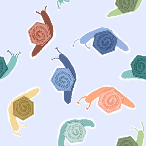 Lindsay Anne - Snails Lt Blue