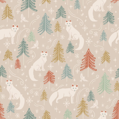 Snow Foxes Oatmeal