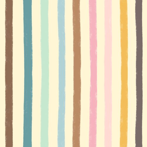 Lindsay Anne - Sweet Faded Stripe Lt Yellow Pink