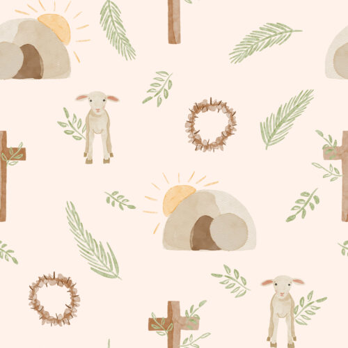 TMM Christian easter symbols blush
