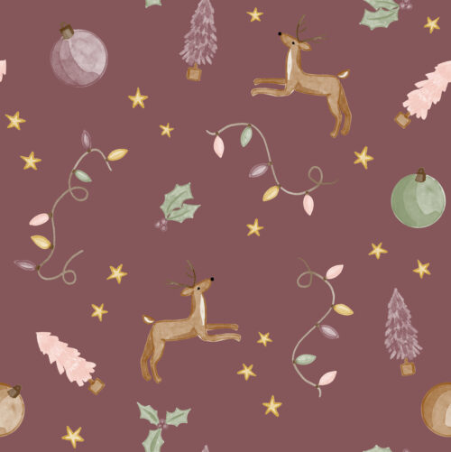TMM Reindeer Christmas Lights sugar plum boysenberry rev