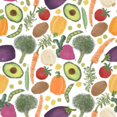 Lindsay Anne - Veggies White