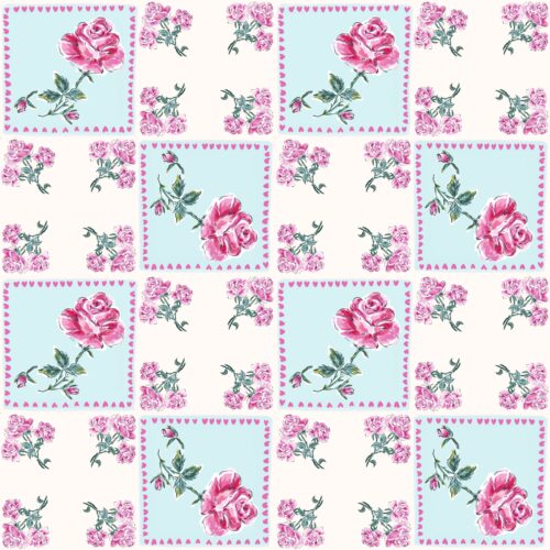 Lindsay Anne - Vintage Hanky Light Blue