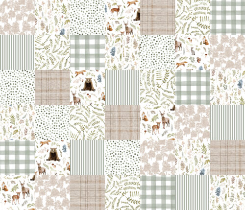 Hip Kid Design - Woodland Storybook Cheater Quilt