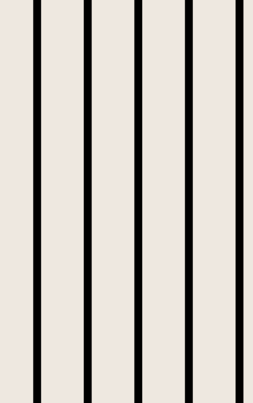 Hey Cute Design - Black Stripe 15 In Repeat